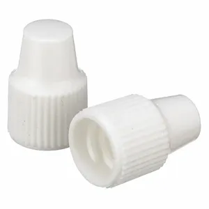 WHEATON W242510-A Dropper Tip Cap, Polypropylene, Unlined, Dropper, White, 1000Pk | CJ2AWL 49WG75