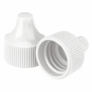 WHEATON W242530-A Dropper Tip Cap, Polypropylene, Unlined, Dropper, White, 1000Pk | CJ2AWK 49WG85