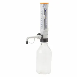 WHEATON W844100 Glass Bottle Top Dispenser, 10 to 100ml, 1 ml Graduations | CJ2HZQ 49WH93