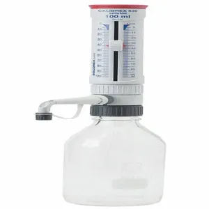 WHEATON W844106 Glass Bottle Top Dispenser, 10 to 100ml, 1 ml Graduations | AF7YCQ 49WH96