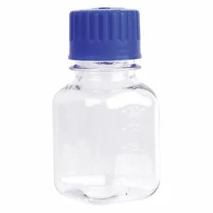 WHEATON WPBGC0125SB Media Bottle, Polyethylene Terephthalate, Unlined, Wide, 24Pk | CJ2UMP 49WH48