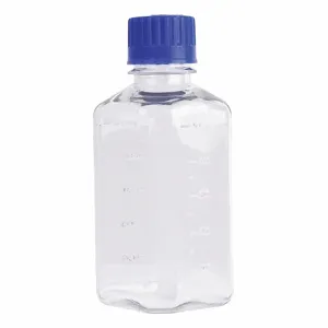 WHEATON WPBGC0500SB Media Bottle, Polyethylene Terephthalate, Unlined, Wide, 12Pk | CJ2UNF 49WH49