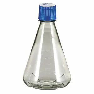 WHEATON WPFBC2000S Erlenmeyer Flask, 2000 mL Capacity, Polycarbonate, 200 to 2000mL Graduation, 6Pk | CJ2CTF 49WH52