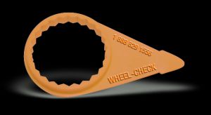 WHEEL CHECK WLCHT-H Wheel Check, High Temperature, 1-9/16 Inch Nut Size, Orange, 100Pk | CE2ZRJ