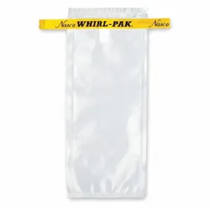 WHIRL PAK B00679 Sampling Bag, 4 Oz Capacity, 7.3 Inch Length, 3 Inch Width, 0.057 mm Thick, 500 PK | CV2AZG 407L35