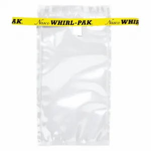 WHIRL PAK B00992 Sampling Bag, 7 Oz Capacity, 7 Inch Length, 3.8 Inch Width, 0.076 mm Thick, 500 PK | CV2AZQ 407L37