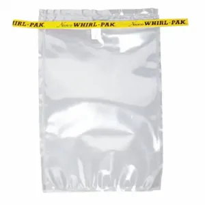 WHIRL PAK B01020 Sampling Bag, 24 Oz Capacity, 9 Inch Length, 6 Inch Width, 0.076 mm Thick, 500 PK | CV2AZT 407L44