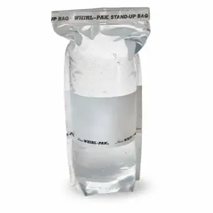 WHIRL PAK B01365 Sampling Bag, 18 Oz Capacity, 9 Inch Length, 4.5 Inch Width, 0.076 mm Thick, 500 PK | CV2AYT 407L67