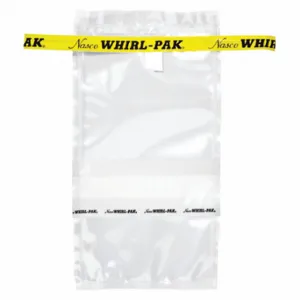 WHIRL PAK B01489 Sampling Bag, 7 Oz Capacity, 7 Inch Length, 3.8 Inch Width, 0.064 mm Thick, 500 PK | CV2AZW 407L38