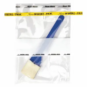 WHIRL PAK B01592 Sampling Bag, 24 Oz Capacity, 9 Inch Length, 6 Inch Width, 0.064 mm Thick, 100 PK | CV2AYW 407L88