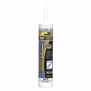 WHITE LIGHTNING W11111010 Silicone Sealant, Silicone Ultra, Clear, 10 Oz, Cartridge | CV2BGP 49LX55