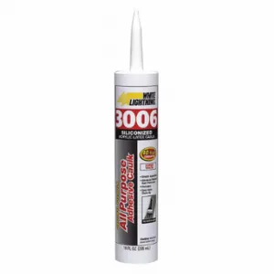 WHITE LIGHTNING W12004010 Hybrid Caulk, 3006, Gray, 10 oz Container Size, Cartridge | CV2BGV 49LX60