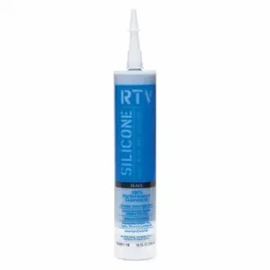 WHITE LIGHTNING WL099111B Silicone Sealant, Black, 10 Oz, Cartridge, 501% Or More Elongation Range | CV2BGL 49LX63