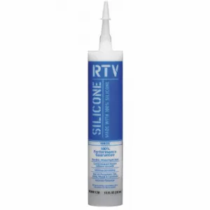 WHITE LIGHTNING WL099112W Silicone Sealant, White, 10 Oz, Tube, 501% Or More Elongation Range | CV2BHH 21C503