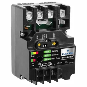 WHITE-RODGERS 49M11-843 Emerson 49P11-843 Sure Switch Relay, 120VAC/208/240VAC/24VAC | CV2BLK 786Y44