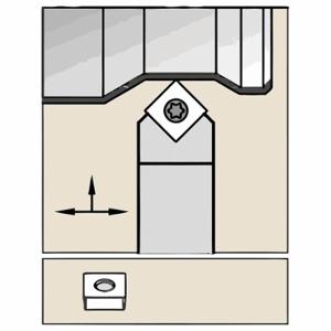 WIDIA SSDCN083 Indexable Turning Toolholder, SSDC Toolholder, SC Insert, Square | CV3HLF 273TH1