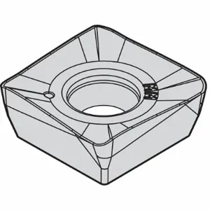 WIDIA SDMX433RMM Square Milling Insert, 1/2 Inch Inscribed Circle, 3/64 Inch Corner Radius | CV2TJA 444W68