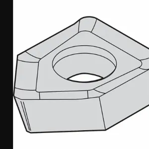 WIDIA XNKT435AZER11 Square Milling Insert, 1/2 Inch Inscribed Circle, 1.30 mm Corner Radius, 0.2030 Inch Thick | CV2TGU 444W45