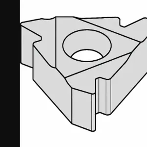 WIDIA 2IRA60 Threading Insert, 60 Degree, Internal, 2Ira Insert, Right Hand, 48 Max. Thread Pitch | CV3GHY 273MR5