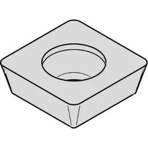 WIDIA SDMW322 Square Milling Insert, 3/8 Inch Inscribed Circle, 1/32 Inch Corner Radius | CV2TKA 273NN1