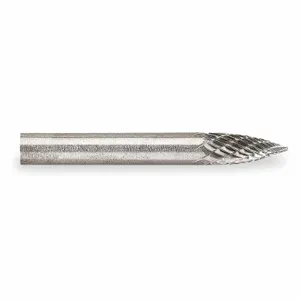 WIDIA M41420 Carbide Bur Pointed Tree 1/4 Double Cut | AB4MML 1Z378