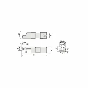 WIDIA SSOI5001000150R Indexable Boring Bar, Tp Insert, Triangle, 11 Degree Insert Clearance Angle | CV2MFQ 287AY4