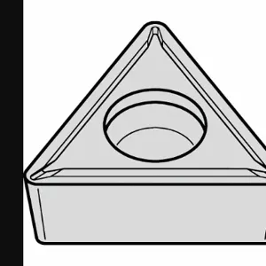 WIDIA TPMT321LF CG6 Triangle Turning Insert, 3/8 Inch Inscribed Circle, Neutral, Lf Chip-Breaker | CV3LWW 273RJ6