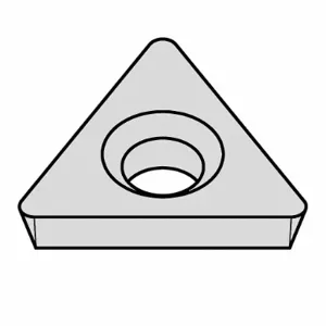 WIDIA TDHB13082 CG5 Triangle Turning Insert, 5/32 Inch Inscribed Circle, Neutral, 15 Degree Clearance Angle | CV3MMU 273RW7