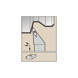 WIDIA SVJBR163 Indexable Turning Toolholder, SVJB Toolholder, VB Insert, 35 Deg. Diamond | CV3GXD 273TH5