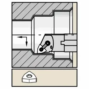 WIDIA A20UCTFPR3 Indexable Boring Bar, A-Ctfp Toolholder, Tp Insert, Triangle | CV2LVZ 287CU2