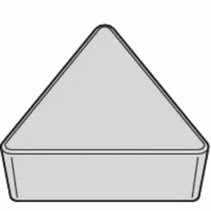 WIDIA TPG222T0420 CW2015 Triangle Turning Insert, 1/4 Inch Inscribed Circle, Alumina, 11 Degree Clearance Angle | CV3MMW 433D72