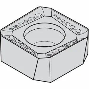 WIDIA SNKT435AZR31 Square Milling Insert, 1/2 Inch Inscribed Circle, 0.2190 Inch Thick | CV2TGL 444U27