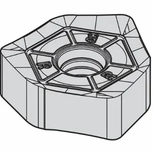 WIDIA XNGJ535ANSNGD3W Hexagon Milling Insert, 5/8 Inch Inscribed Circle, 1/16 Inch Corner Radius | CV2PXJ 444X74