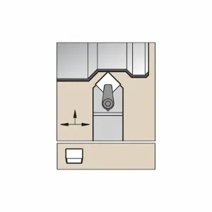 WIDIA CSDPN2020K12 Toolholder, Square, Non-Coolant Through, Neutral, Positive Zero | CV3HFR 273ZE0