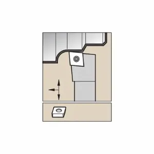 WIDIA SCLCR1616H09 Toolholder, Diamond, Non-Coolant Through, RigHeight Hand, Neutral, SCLCR1616H09 | CV3HCL 273ZW8