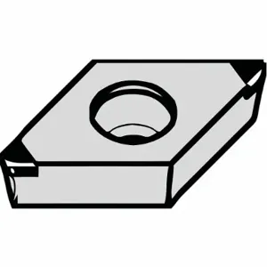 WIDIA DCGW3252S0415MT Diamond Turning Insert, Low Cbn, Neutral, 0.1570 Inch Thick, 1/32 Inch Corner Radius | CV3KMU 274AH9