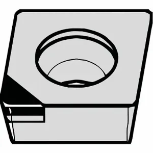 WIDIA CPGW2152FST Diamond Turning Insert, Cpgw Insert, Neutral, 3/32 Inch Thick, 1/32 Inch Corner Radius | CV3JXC 274AN9