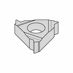 WIDIA 3ER07ISO Threading Insert, Metric/Iso, External, 3Er Insert, Right Hand, 3/8 Inch Inscribed Circle | CV3GQQ 273MT9