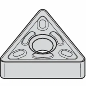 WIDIA TNMG4324P TN30M Triangle Turning Insert, 1/2 Inch Inscribed Circle, Neutral, 4P Chip-Breaker | CV3LKC 433F55