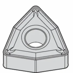 WIDIA WNMG4322P TN10U Turning Insert, 1/2 Inch Inscribed Circle, Neutral, 3/16 Inch Thick, 2P Chip-Breaker | CV3MFL 433G07