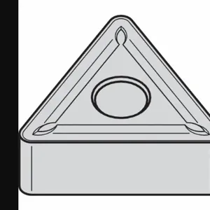 WIDIA TNMG6667N TN30P Triangle Turning Insert, 3/4 Inch Inscribed Circle, Neutral, 7N Chip-Breaker | CV3LQL 433G96