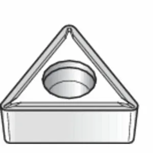 WIDIA TCMT21511P TN10P Triangle Turning Insert, 1/4 Inch Inscribed Circle, Neutral, 1P Chip-Breaker | CV3LPD 433G41