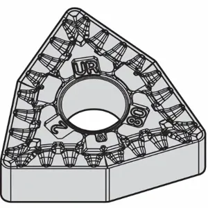 WIDIA WNMG433UR WP25CT Turning Insert, 1/2 Inch Inscribed Circle, Neutral, 3/16 Inch Thick, Ur Chip-Breaker | CV3MUB 433N13