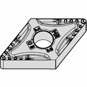 WIDIA DNMG442MR Diamond Turning Insert, Dnmg Insert, Neutral, 1/4 Inch Thick, 1/32 Inch Corner Radius | CV3KEE 274DW6