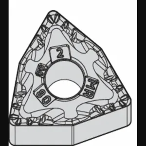 WIDIA WNMG432MR WP35CT Turning Insert, 1/2 Inch Inscribed Circle, Neutral, 3/16 Inch Thick, Mr Chip-Breaker | CV3MGU 433L47