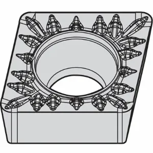 WIDIA CCMT432MP Diamond Turning Insert, Ccmt Insert, Neutral, 3/16 Inch Thick, 1/32 Inch Corner Radius | CV3HZR 433L68