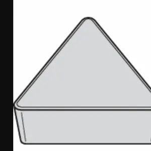 WIDIA TPG322 WK20CT Triangle Turning Insert, 3/8 Inch Inscribed Circle, Neutral, 11 Degree Clearance Angle | CV3LRZ 433N90