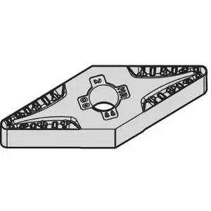 WIDIA VNMG332MR Diamond Turning Insert, Vnmg Insert, Neutral, 3/16 Inch Thick, 1/32 Inch Corner Radius | CV3KUU 433R35