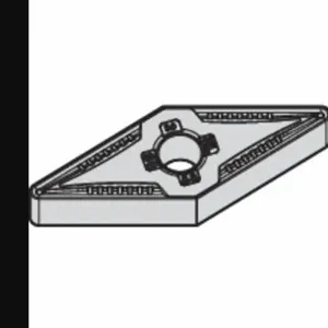 WIDIA VNMG332ML Diamond Turning Insert, Vnmg Insert, Neutral, 3/16 Inch Thick, 1/32 Inch Corner Radius | CV3KVT 433M74