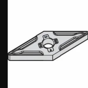 WIDIA VNMG432RH Diamond Turning Insert, Vnmg Insert, Neutral, 3/16 Inch Thick, 1/32 Inch Corner Radius | CV3KVJ 433T92